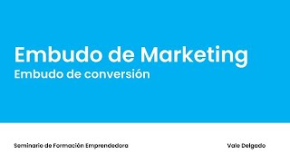 4 Embudo de Marketing [upl. by Htnnek]