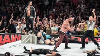 Last Monster Standing match between Braun Strowman and Bronson Reed on WWE Raw [upl. by Enia]