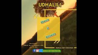 UDHALILI 🎙️ USTAADHI ABUU ALLY ALLAH AMHIFADHI [upl. by Rudie505]