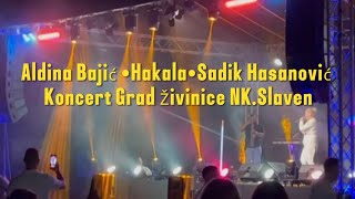 Aldina Bajić•Hakala•Sadik Koncert Živinice stadion NKSlaven [upl. by Allenad32]