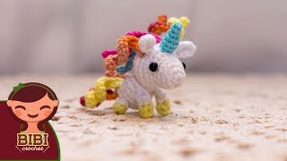 Amigurumi  como hacer un unicornio en crochet  Bibi Crochet [upl. by Wyly]