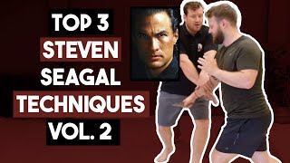 Top 3 Steven Seagal Techniques Vol 2 [upl. by Notnirt682]