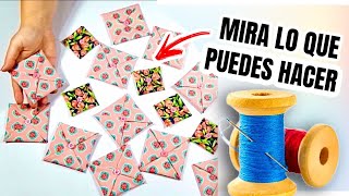 2 IDEAS CON RETAZOS DE TELA QUE PUEDES REGALAR O VENDER  SHOW DE MANUALIDADES [upl. by Mini]