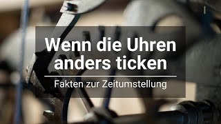 Wenn die Uhren anders ticken Die wichtigsten Fakten zur Zeitumstellung [upl. by Adiol]