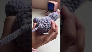 Cómo hacer Amigurumis de crochet paso a paso para PRINCIPIANTES tutorial shorts [upl. by Lillith743]