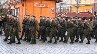 Hell march defilada 10 Wrocławski Pułk Dowodzenia 4 grudnia 2015 [upl. by Ahouh]