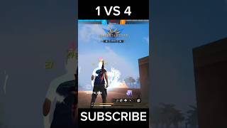 freefire 1vs4customonlyvbadge trendingshorts viralvideo garenafreefire [upl. by Higbee496]