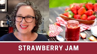 How to Make Easy Strawberry Jam Recipe  The Frugal Chef [upl. by Balmuth]