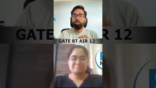 GATE BT Topper ON His Number Of Gate Attempt biotechnologyexam topper iitgate mtech btech [upl. by Idona]