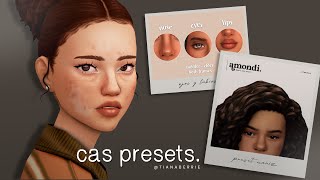 cas presets para crear sims con rasgos únicos en los sims 4 [upl. by Notserc]