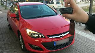 Remote Start Engine  Opel Astra J with Pandora Light Pro [upl. by Novelc]