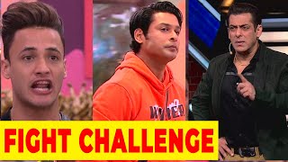 Bigg Boss 13 UpdateSalman Khan will give fight challenge between Sidharth and Asim [upl. by Cromwell]