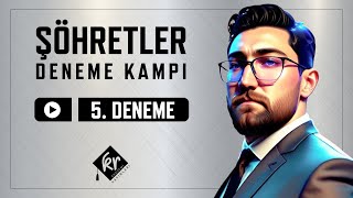 Şöhretler Kampı  Matematik Çözümleri  5Deneme  5li TYT Deneme Krakademi [upl. by Berkeley]