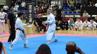 6th World Cup KWF Kumite Masamichi Otsuka Round 1 [upl. by Kuska]