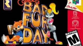 Conkers Bad Fur Day Music  Conker Drunk Unreleased Track [upl. by Naamann]