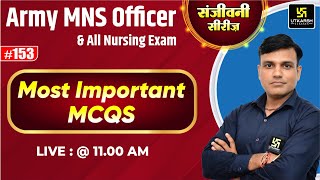 Army MNS Officer 2023  संजीवनी Series 153  MNS Officer Important MCQs  by Shailendra Sir [upl. by Garwin]