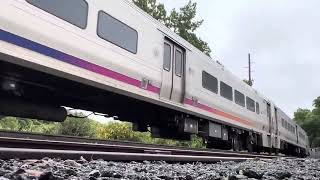 NJT 6045 cab car leads NJT 1024 back to Boonton “Scoot Shuttle” with NJT 4109 GP40PH2 “CNJ” on rear [upl. by Nogaem]