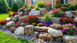 Easy and Affordable Rock Landscaping Ideas for Your Backyard Oasis [upl. by Ecreip]