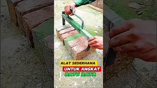 Trik membuat alat angkat batu bata shorts triktukang caratukang [upl. by Akin]