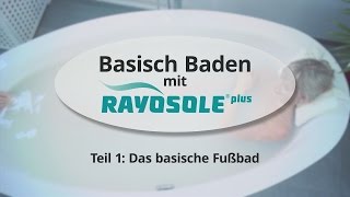 Basisch Baden Teil 1 Das basische Fußbad [upl. by Jezrdna]