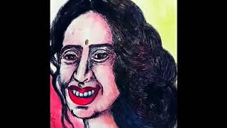 Watercolor dwara mahila ka Chitra art [upl. by Ttehr]