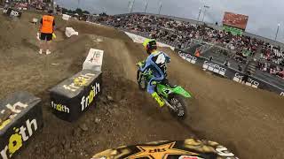 CRAZY FINISH ON GO PRO  Round 2  Redcliffe SX1 Main 1 [upl. by Quillon189]