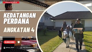 KEDATANGAN PERDANA SISWI ALBAGO ANGKATAN 4 [upl. by Drannel]