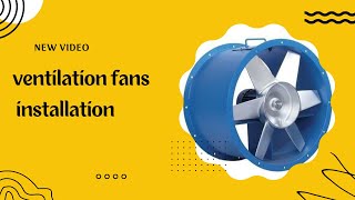 ventilation fans installation تركيب مراوح التهوية [upl. by Lateehs376]