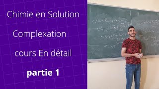 chimie en solution Smpc s2 Ens réactivité chimique mip Bcg ENSA  Équilibre complexation partie1 [upl. by Nivlac]