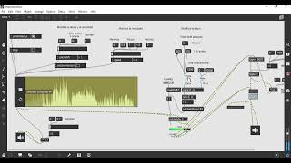 MAX  Audio processing example [upl. by Nnylecoj]