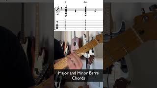 🎸 Rockschool Guitar Grade 3  Major amp Minor Barre Chords G 🎸 [upl. by Ahsilaf]