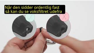 Sådan renser og skifter du eartips på dit Rexton høreapparat  REXTON Hearing Aids [upl. by Annoif]