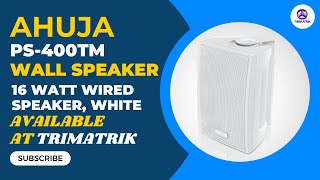 Ahuja PS 400TM Speakers Price in Bangladesh  16 Watts  2Way Compact Wall Speaker [upl. by Lati996]