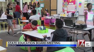 State Board Education meeting in NC [upl. by Gitlow]