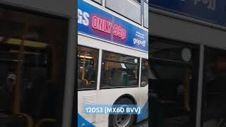 Stagecoach Manchester 12053 ADL Enviro400H MX60 BVV on 142 to East Didsbury bus foryou [upl. by Goldshell638]