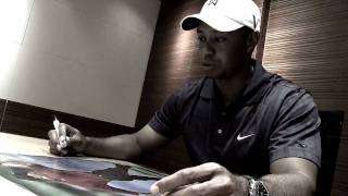 Tiger Woods Autographed Memorabilia from Upper Deck Authenticated [upl. by Atiner]