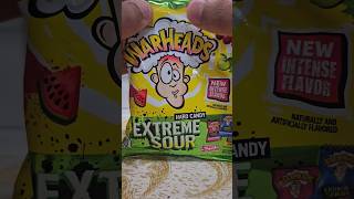 Warheads ✨️extremely sour 🍬 Candy Extreme Sour warheads youtubeshorts extreme halloween [upl. by Imugem]