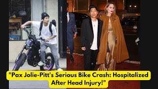 Angelina Jolie amp Brad Pitts Son Pax Injured in Electric Bike Crash What We Know [upl. by Ellatnahc86]