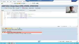 21  ABAP Programming  String Operations  CONCATENATE [upl. by Pirbhai]