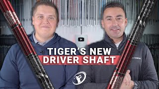 TIGER WOODS’ NEW DRIVER SHAFT  Does Ian prefer the stiff flex Graphite Design Tour ADVF [upl. by Fates829]