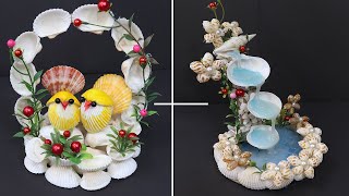 10 Seashell showpiece idea  Home decorating ideas with Seashell [upl. by Aratak615]