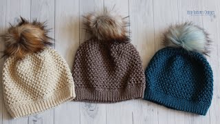 Elizabeth Beanie Crochet Pattern  How to Crochet [upl. by Dahsra]