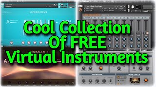 New Kontakt 7 Player FREE by Native Instruments Pack Of VST Instruments Synths  Install amp Demo [upl. by Matheson]