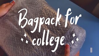 Bagpack for college Unboxing Targus Newport Drawstring Bagpack [upl. by Sair]