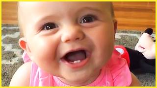 Cute And Funny Baby Laughing Hysterically  5Minute Fails [upl. by Anirret]