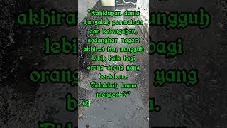 Kehidupan dunia hanyalah permainanquotes shorts short shortsfeed viralvideo viralshortsvideo [upl. by Lindahl748]