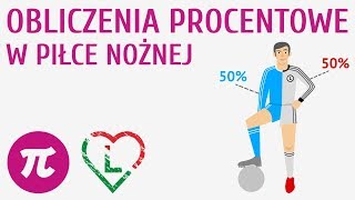 Obliczenia procentowe w piłce nożnej Matematyka w futbolu [upl. by Navak]