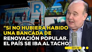 Rafael López Aliaga se pronuncia sobre renuncia de Jorge Montoya y José Cueto a Renovación Popular [upl. by Kinom]