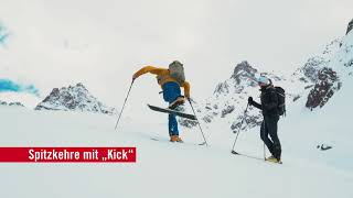 Skitourentipps  Teil 3 Geh und Abfahrtstechnik  Mein Montafon Expertentipp [upl. by Aniratac69]