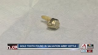 Unusual donation found in Northland Salvation Army Red Kettle [upl. by Aimaj]